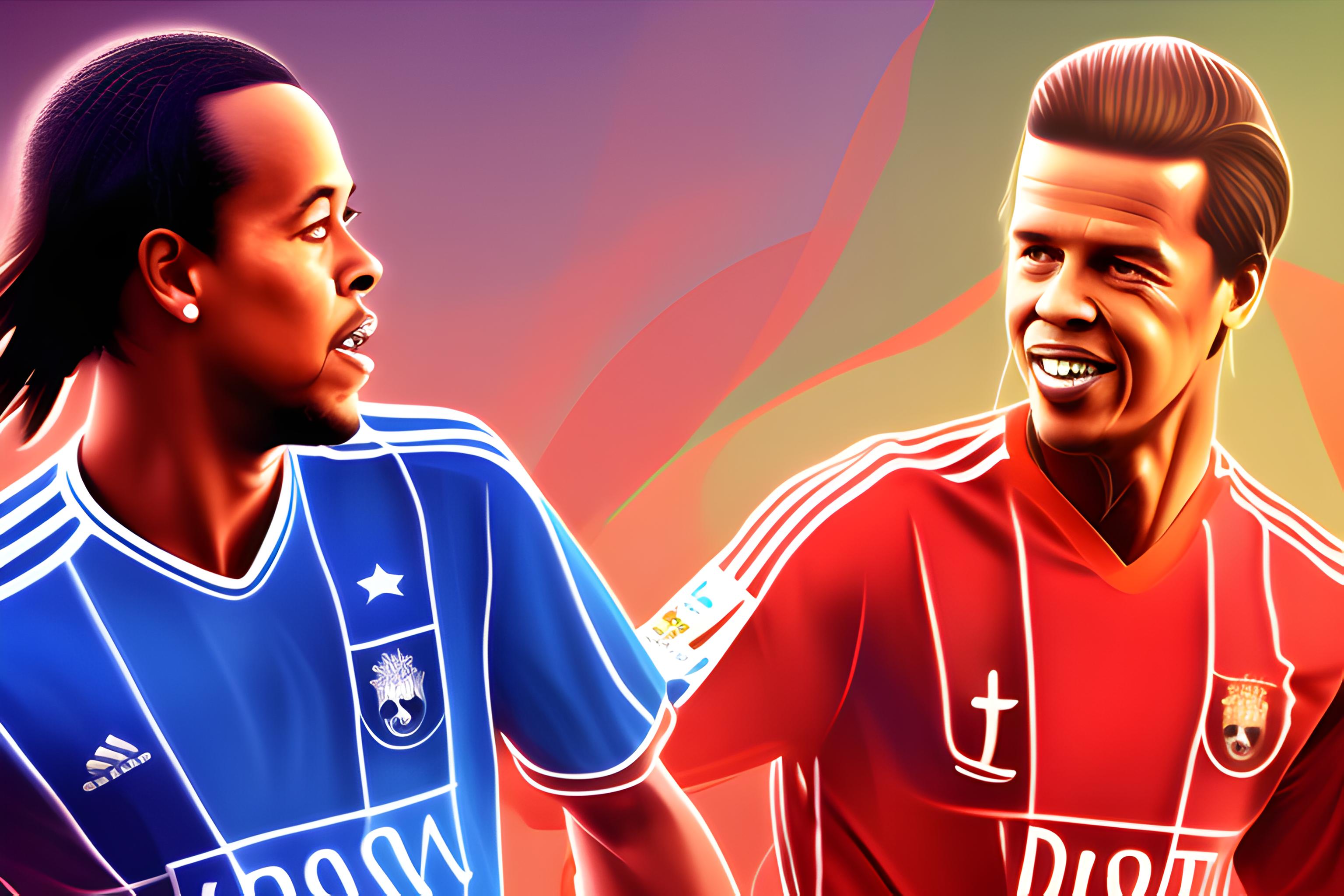ma być tam piłkarz ronaldinho i beckham 